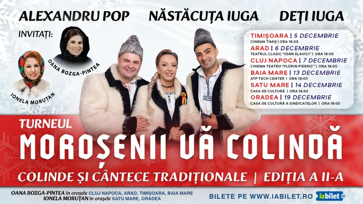 Turneu Moroșenii vă colindă -  Colinde și cântece tradiționale | Ediția a II-a