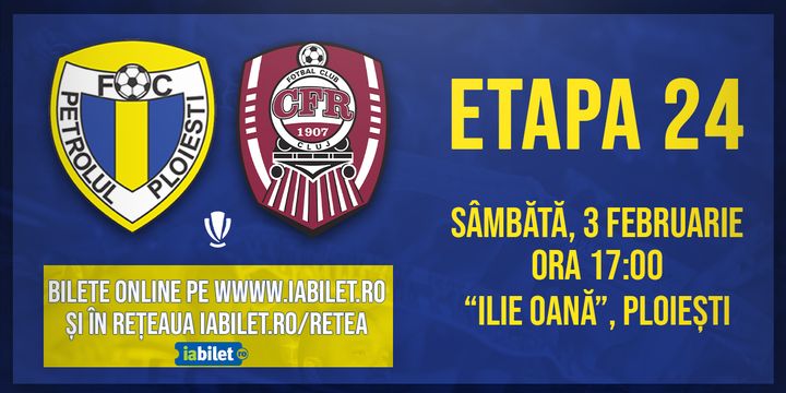 Ploiesti:  FC Petrolul Ploiești vs CFR 1907 Cluj  - Etapa 24 Superliga
