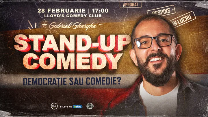Lloyd's: Stand-up Politic cu Gabriel Gherghe