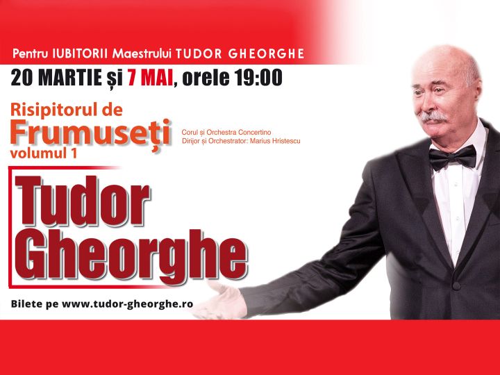 Tudor Gheorghe - "Risipitorul de frumuseti" reprogramat din 7 mai 2020