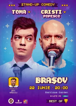 Brașov: Stand-up comedy - Best of Toma & Popesco