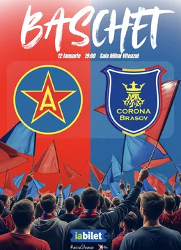 Baschet: CSA Steaua Sharks – CSM Corona Brasov