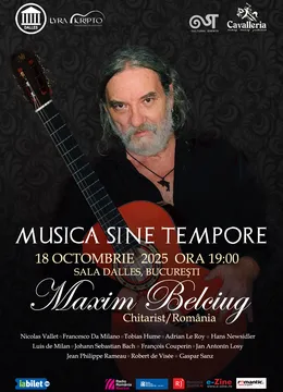 Musica Sine Tempore - Recital extraordinar Maxim Belciug
