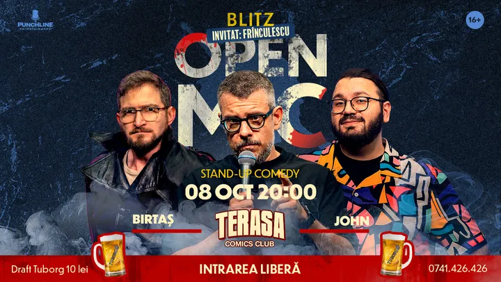 Stand-up Comedy OpenMic la ComicsClub!