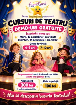 Cursuri de teatru LUMIDA