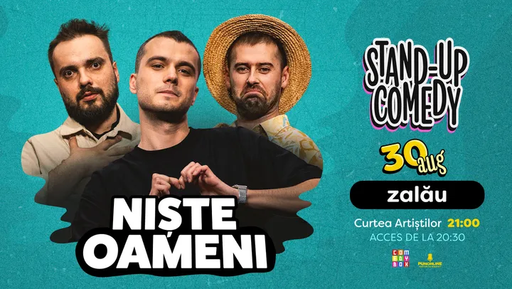 Zalau: Stand-up Comedy cu Sergiu Mirică, Dragoș Mitran și Virgil Ciulin | Niște Oameni