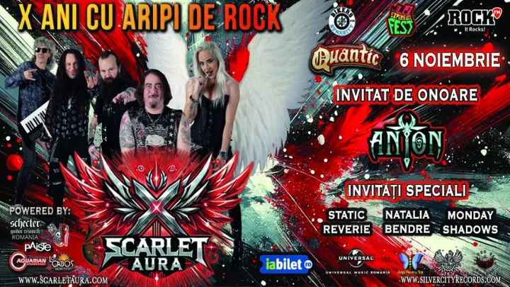 Scarlet Aura – 10 Ani cu Aripi de Rock