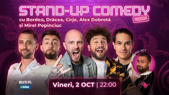 The Fool: Stand-up comedy cu Bordea, Drăcea, Cîrje, Alex Dobrotă și Mirel Popinciuc