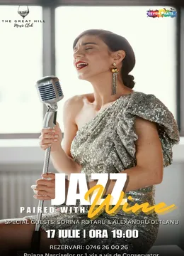 Jazz Paired with Wine | Special Guests: Sorina Rotaru & Alexandru Olteanu