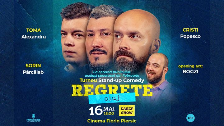 Cluj | Stand-up Comedy cu Toma, Cristi & Sorin Pârcălab