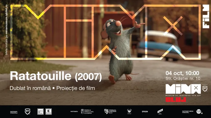 Cluj-Napoca: Ratatouille (2007) - proiecție de film