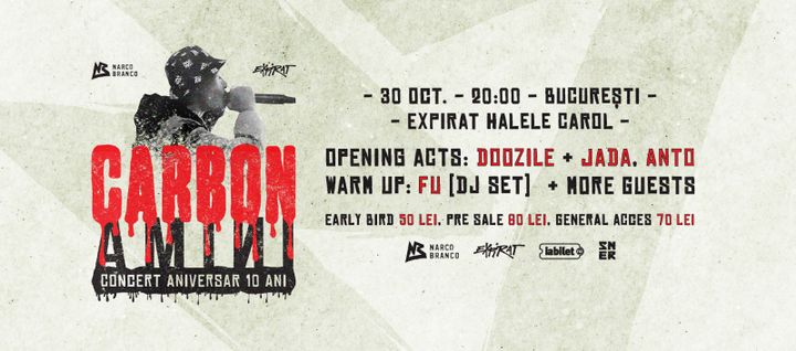 Carbon • Concert Aniversar 10 Ani “Amini” • Expirat • 30.10