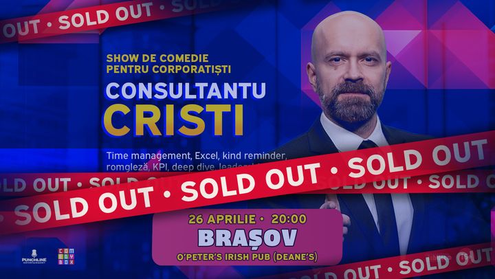 Brasov: Consultantu Cristi - Show De Comedie pentru Corporatiști