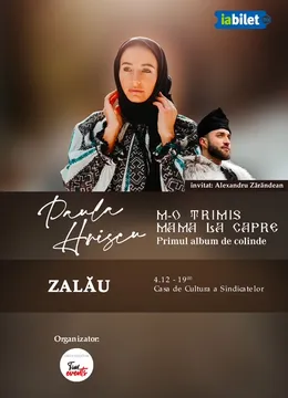 Zalau: Concert de colinde Paula Hriscu: M-o trimis mama la capre!