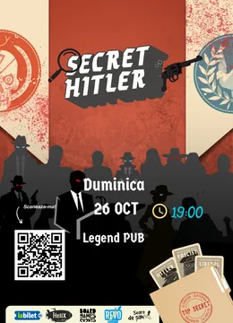 Iasi: Concurs de Secret Hitler @Board Games Events