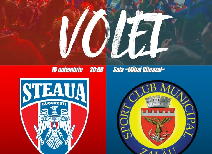 Volei: CSA Steaua Bucureşti – SCM Zalău