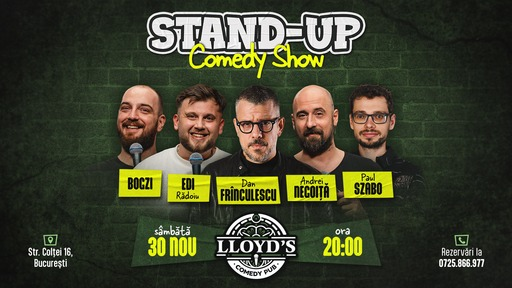 Stand-up Comedy cu Frînculescu, Paul Szabo, Edi Rădoiu, Bogzi & Nego