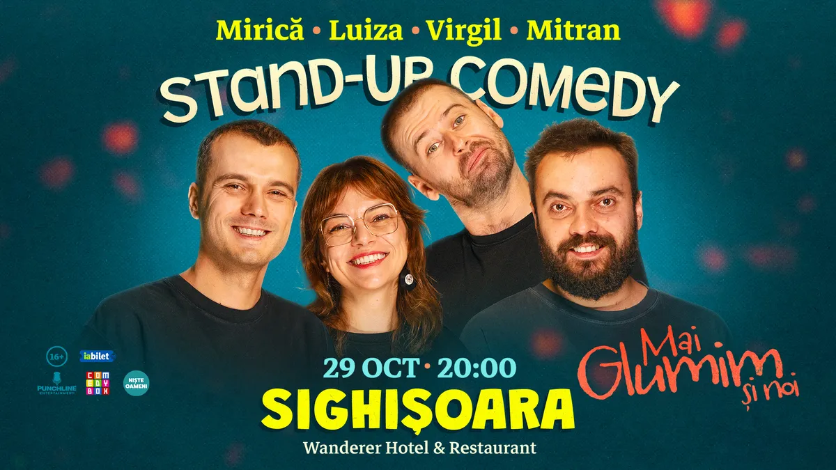 Stand-up comedy cu Mirică, loana Luiza, Virgil Ciulin și Mitran | Mai glumim și noi