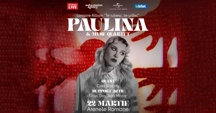 Paulina la Arenele Romane • 22.03 • Lansare album