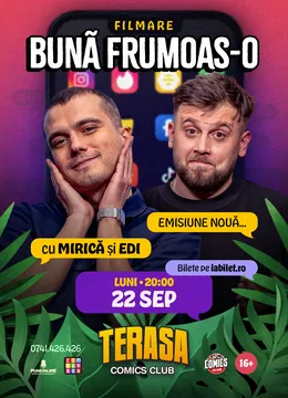 Buna Frumoas-o! pe Terasa ComicsClub!
