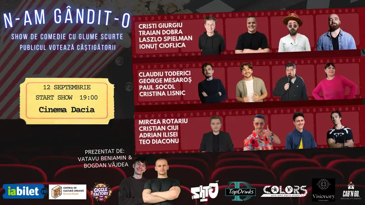 Cluj-Napoca: Stand-up Comedy Show | N-am gândit-o la Cinema!