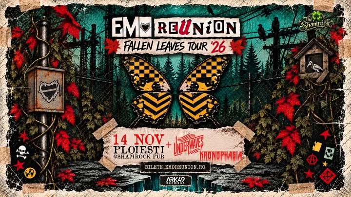 Ploiești: Emo Reunion + Underwaves & Kronophagia - Fallen Leaves Tour