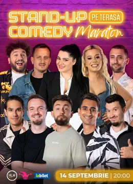 The Fool: Stand-up comedy Maraton pe terasă cu: Anisia, Ioana State, Mane Voicu, Drăcea, Cîrje, Dobrotă, Florin, Popinciuc, Serghei și George Dumitru