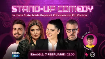 The Fool: Stand-up comedy cu Ioana State, Maria Popovici, Frînculescu și Edi Vacariu
