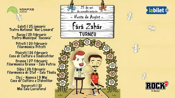 Fără Zahăr - Nunta de Argint - 25 de ani de comedie amăruie