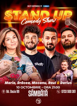 Stand-up Comedy cu Maria Popovici, Drăcea, Mocanu, Raul Gheba - Darius Grigorie la Club 99 | Show 2