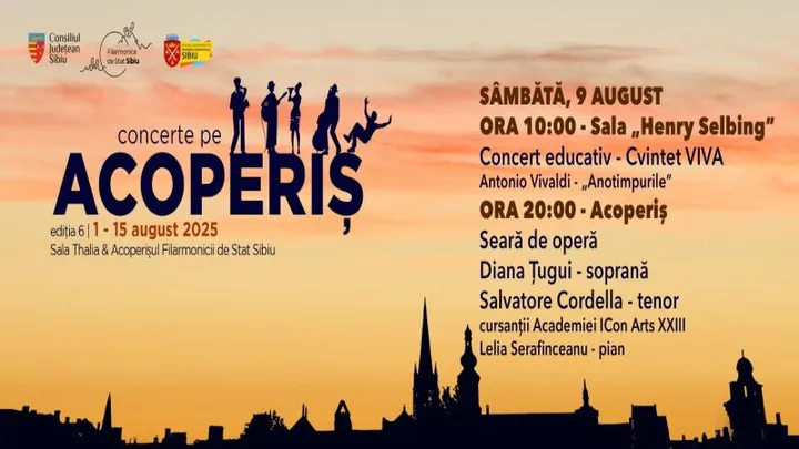 Sibiu: Concerte pe Acoperis - Concert Educativ: "Anotimpurile"