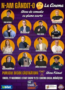 Cluj-Napoca: N-am Gândit-o! | Stand-up Comedy Show | Publicul Decide Câștigătorii | by The Stairs Comedy