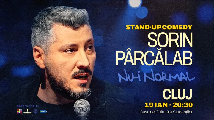 Cluj-Napoca: Stand-up comedy cu Sorin Pârcălab | Nu-i normal