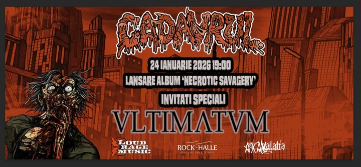 Constanta: Concert Cadavrul - Lansare Album 'Necrotic Savagery'