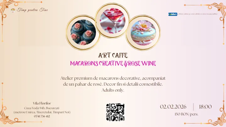 Art Caffe. Macarons creative.