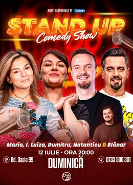 Stand-up Comedy cu Maria Popovici, Ioana Luiza, George Dumitru, Natanticu - Blănar la Club 99