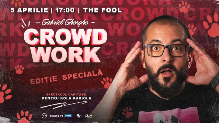 Spectacol Caritabil | Crowd Work cu Gabriel Gherghe | Transmis LIVE