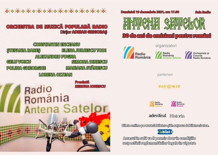 Concert de Gala ”Antena Satelor - 30 de ani de emisiuni pentru români”
