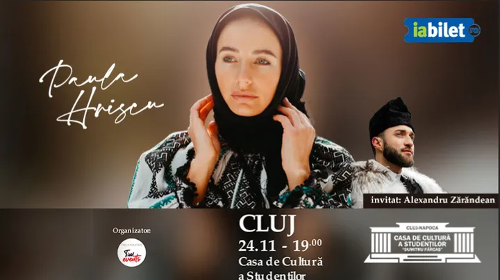 Cluj-Napoca: Concert de colinde Paula Hriscu: M-o trimis mama la capre!