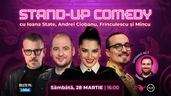 The Fool: Stand-up comedy cu Ioana State, Frînculescu, Ciobanu și Mincu