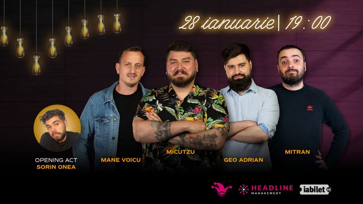 The Fool: Stand-up comedy cu Micutzu, Geo, Mane și Mitran
