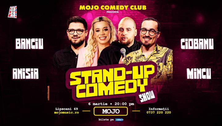 Stand-up comedy cu Mincu, Banciu, Ciobanu, Anisia