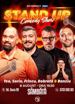 Stand-up Comedy cu Teo, Sorin Pârcălab, Frîncu, Dobrotă - Banciu la Club 99