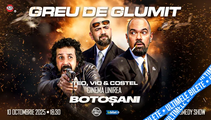 Botoşani: Greu de glumit cu Teo, Vio și Costel | Stand Up Comedy Show