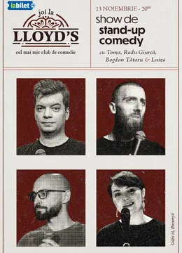 Stand-up Comedy cu Toma, Luiza, Giurcă, Tătaru & Octav