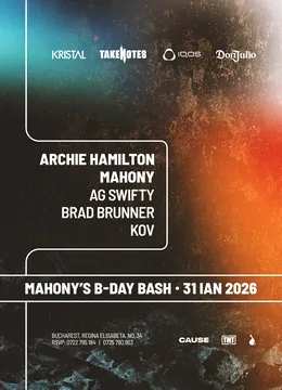 Mahony's B-Day Bash in Kristal Club