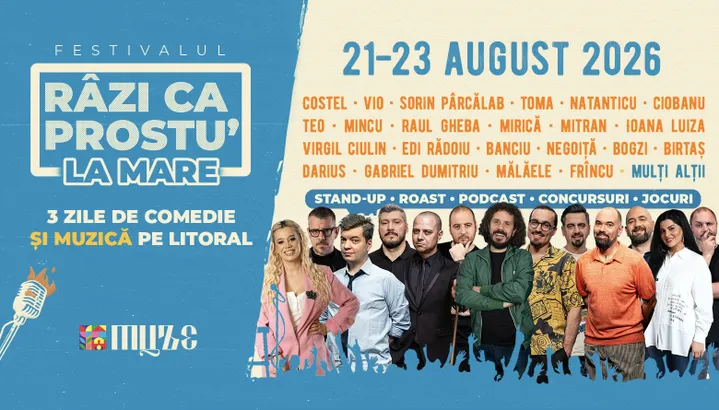 Festivalul de comedie - Razi ca prostu' la mare 2026
