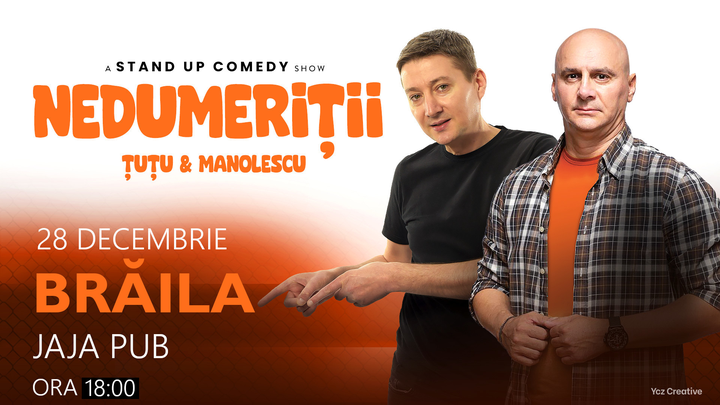 Braila: Stand-up Comedy - Dan Tutu si Cristi Manolescu Show 2