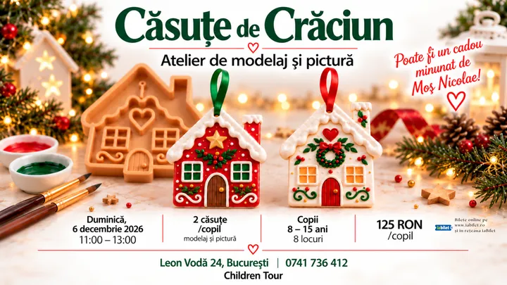 Atelier Casuțe de Crăciun