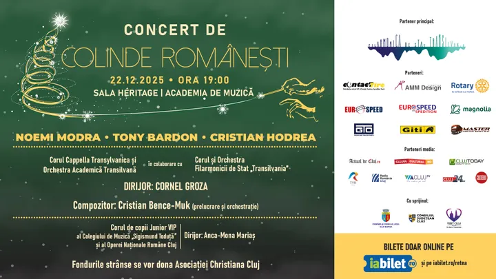 Cluj-Napoca: Concert de colinde românești